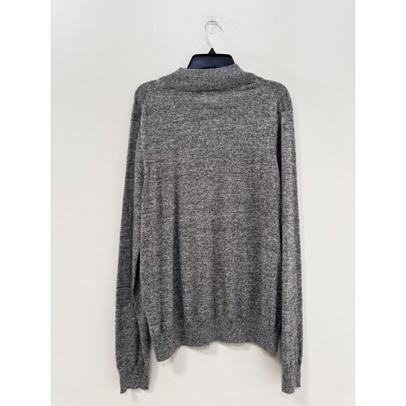 14th & Union Men's Quick arter Zip Grey Long Sleeve New Pullover Sweater large - Picture 2 of 5